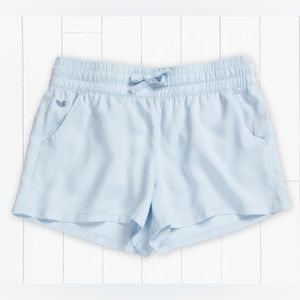 Southern Marsh Blue Flowy Shorts